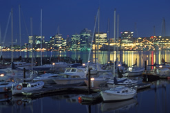 Halifax City skyline at night